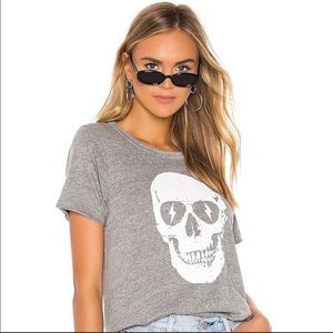 CHASER Trendy skull graphic tee, size large